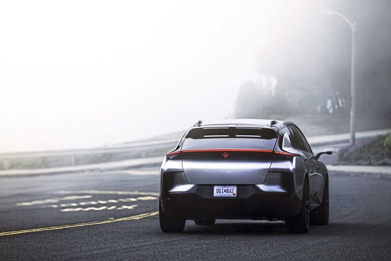 Faraday Future: Der sportliche Van FF 91 ist mehr oder weniger marktfähig. (Faraday Future)