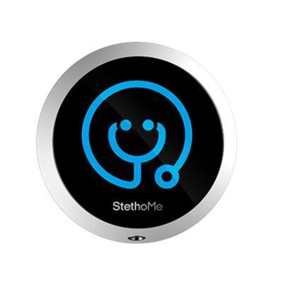 EBV Iot Hero StethoMe: medizinisches Diagnosegerät, das sich mit dem Smartphone synchronisiert. (Stethome)