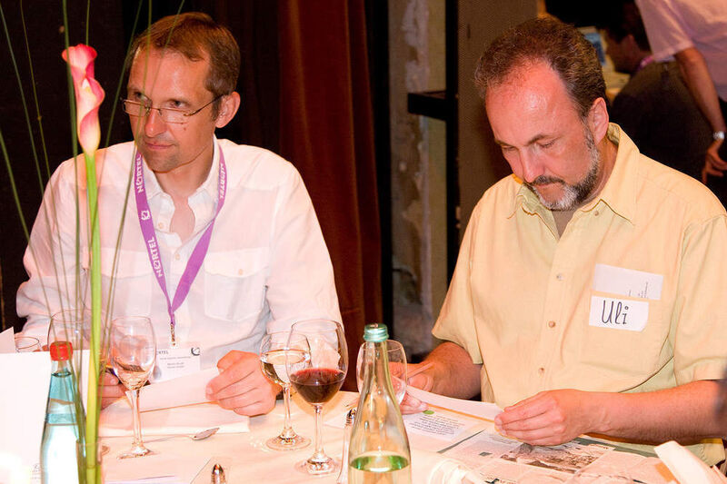 Martin Ruoff (Nortel, links), Stefan Franz (ACE) (Archiv: Vogel Business Media)