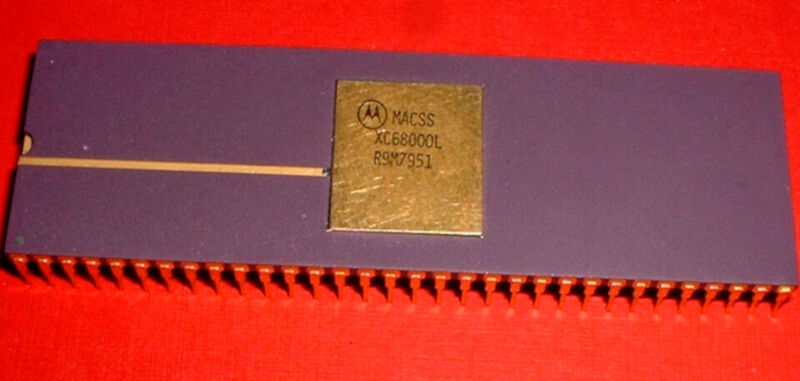 Pre-Release-Muster des Motorola 68000: Vor 40 Jahren erschien der erste 32-Bit-Prozessor auf dem Markt.