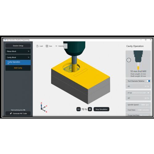 Module Works announces its Next Generation Shopfloor Programming (NGSP) software that enables machine tool builders and CNC manufacturers to offer highly automated touchscreen programming as part of their proprietary on-control solutions.