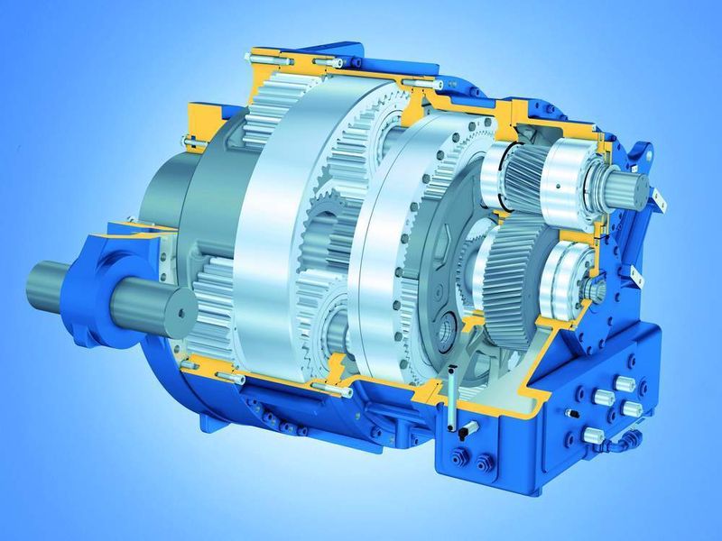 Heutige Windenergieanlagen sind in der Mehrzahl mit einem mehrstufigen, kombinierten Planeten-Sirnradgetriebe wie dem Produkt Redulus GPV-D ausgestattet. (Archiv: Vogel Business Media)