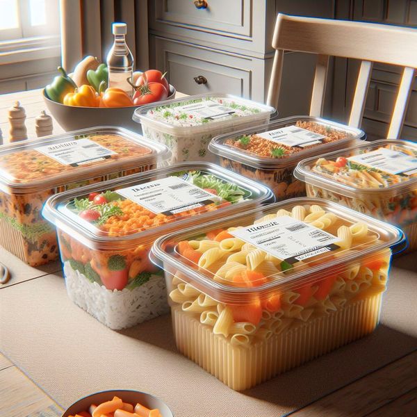 Fertiggerichte: 14 Warnmeldungen Die Zahl der Warnungen bei Fertiggerichten blieb stabil bei 14.  (Bild: Copilot / KI-generiert)