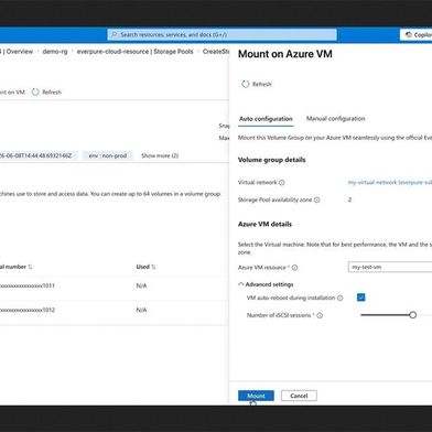 Die Everpure Cloud VM Extension automatisiert die Einrichtung des Speichers und das Einbinden von Volumes auf Azure-VMs. (Bild: Everpure)