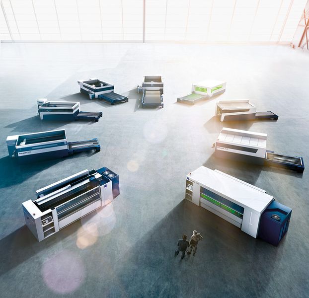 Ab diesem Jahr können 2D-Laserschneidanlagen von Trumpf für fast alle Anwendungsfälle bei Kunden angeboten werden. (Bild: Trumpf)