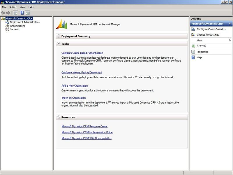 Abbildung 1: Mit dem Deployment Manager wird die Dynamics CRM-Umgebung verwaltet. (Archiv: Vogel Business Media)