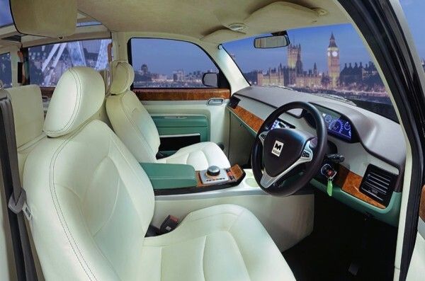 Der Arbeitsplatz des Taxifahrers wurde mithilfe ergonomischer Simulationen gestaltet, um Komfort und Arbeitseffizienz zu optimieren (Bild: Frazer-Nash)
