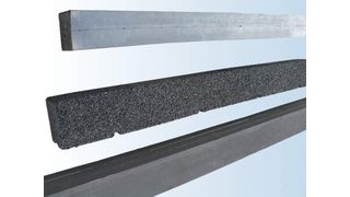 Bei den dauerhaft verwendbaren Antirutsch-Balken aus Gummi soll es sich um eine Weltneuheit handeln, die die Eigenschaften von Antirutschmatten mit denen von Kanthölzern kombiniert. (Archiv: Vogel Business Media)