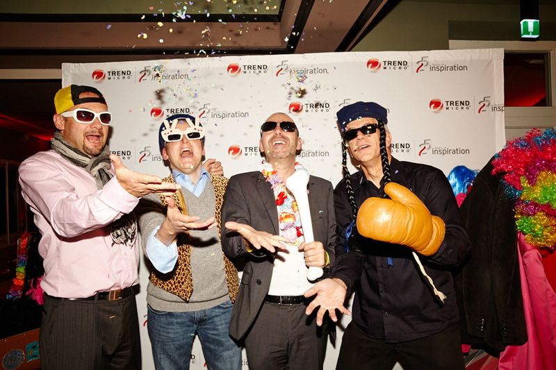 Die 80er Jahre! Das Motto des Events war eindeutig zu erkennen. (Trend Micro)