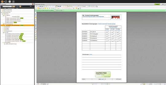 En los registros digitalizados se anotan los valores de medición y se marcan las tareas como completadas.(Imagen: Rösberg)