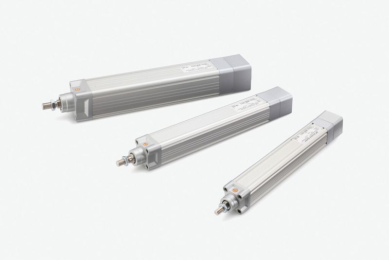 Anders als pneumatische Aktuatoren benötigen die 2010 erstmals vorgestellten CASM-Elektrozylinder von SKF nur dann Energie, wenn sie tatsächlich in Bewegung sind. Dadurch lassen sich Stromverbrauch und CO2-Emissionen zahlreicher Industrieanwendungen senken. (SKF)