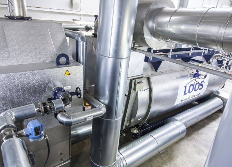 Die Abgasabwärme des BHKW wird in der Kesselanlage durch den zusätzlichen Abhitzestrang in Prozessdampf verwandelt. (Bild: Bosch)