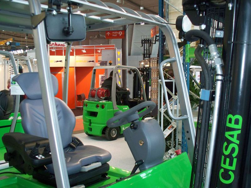 Cesab-Kraftpakete für sichere und zuverlässige Staplerarbeiten. Bild: Cesab (Archiv: Vogel Business Media)
