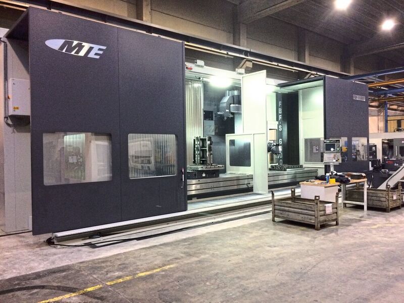 Das bei Faymonville seit Juni 2017 in der Produktion eingesetzte MTE-Fräsbearbeitungszentrum FBF-S 6000. (MTE)