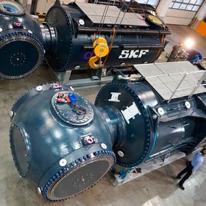 Der Antriebsstrang der Turbine stammt von SKF.