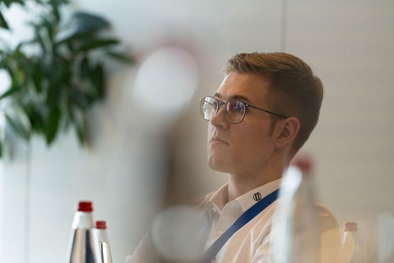 Unter den Zuhörern Marc Bartholomäi (Luithle + Luithle GmbH) (Bild: Aagon GmbH)