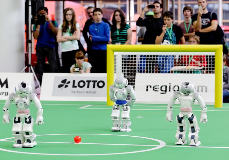 Spannender Roboterwettbewerb: Rückblick auf den Robocup 2013. (Bild: Robocup/Andreas Lander)