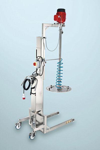 Das rostfreie Prozessgerät des Viscoflux mobile S weist Schutzart IP66 auf und kann mit Strahlwasser gereinigt werden. (Stefan Mesitschek/Flux)