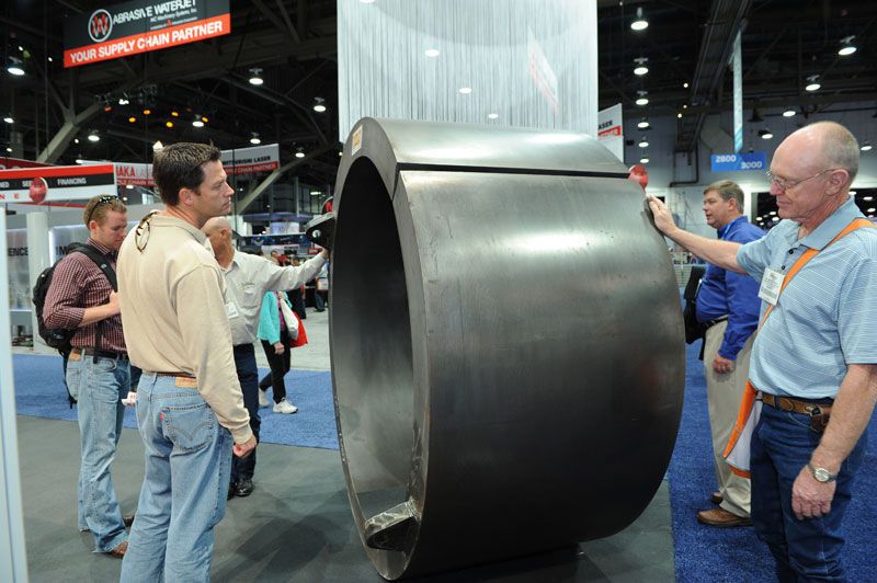 The Fabtech Fair in Las Vegas is also important for the industry. (Fabtech/Jann Hendry)