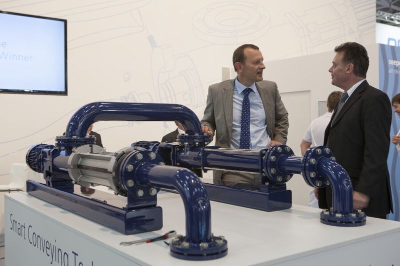 Impressionen von der IFAT 2012. (Bild: Messe München)