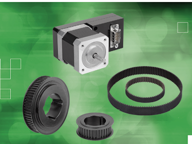 (Für den Antrieb einer Pick-and-Place-Vorrichtung hat norelem Zahnriemen, Zahnriemenscheiben sowie einen Schrittmotor mit integrierter Positionssteuerung im Portfolio. Bild: norelem)