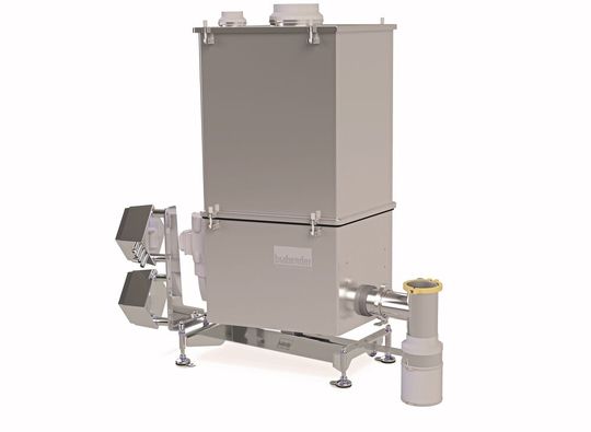 Der universelle Schüttgutdosierer eignet sich im Hygienic Design auch für Anwendungen in der Lebensmittel- und Tiernahrungsindustrie. Der universelle Schüttgutdosierer eignet sich im Hygienic Design auch für Anwendungen in der Lebensmittel- und Tiernahrungsindustrie.