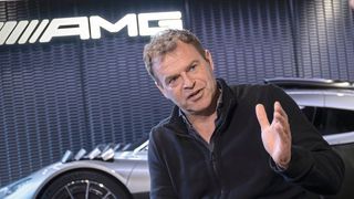 Tobias Moers, 52, ist seit Oktober 2013 Vorsitzender der Geschäftsführung der Mercedes-AMG GmbH. Seit 2002 verantwortete er als Entwicklungsleiter Gesamtfahrzeug die Produktentstehung sämtlicher AMG-Baureihen. (Daimler/Sandro Vitale)