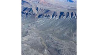 Polygons and channel networks on the west side of Axel Heiberg Island near Expedition Fjord. (Source: Shawn Chartrand)