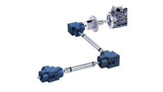 Die Kegelradgetriebe der Serie KSZ-H und die Baukastenprodukte von Zimm ermöglichen verschiedene Kombinationen. (Zimm)