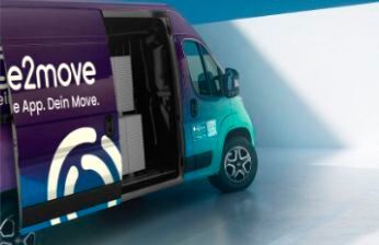 Free2move, das 2022 Share Now übernommen hat, erweitert das Van-Sharing in Hochschulstädten.(Bild:  Free2move)