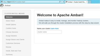 Mit Ambari können Administratoren auf Basis einer webbasierten Oberfläche einen Hadoop-Cluster einrichten. (Bild: The Apache Software Foundation)