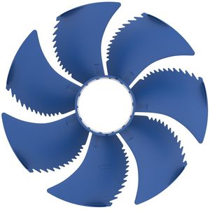 Ein neuartiger Kunststoff auf Basis von Rizinusöl macht diesen Ventilator deutlich umweltfreundlicher.