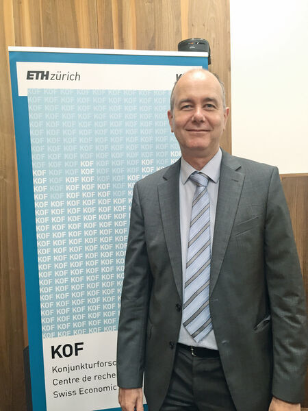 Halbjahresbilanz: Die Geschäfte laufen für die Industrie besser, so die Aussage von Klaus Abberger an der KOF-Konjunkturumfrage August 16. (Sergio Caré)
