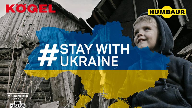 Gemeinsam gegen das Leid der Schwächsten: Mit einer Spende von insgesamt 100.000 Euro möchte der Unternehmer Ulrich Humbaur Kindern in der Ukraine helfen. (Bild: Kögel)