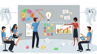 Interdisziplinär arbeiten in kollaborativen Teams – so soll die Arbeit der Zukunft aussehen.  (©Olena - stock.adobe.com)