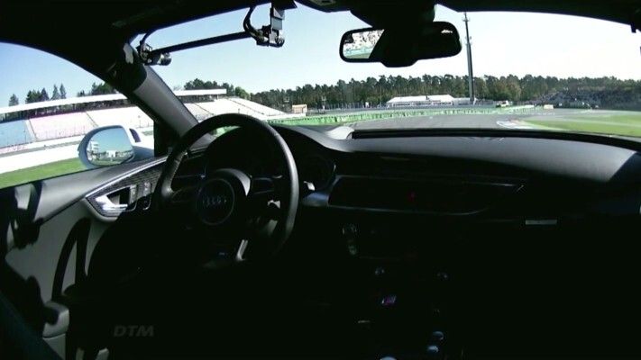 Der Audi RS 7 concept am Limit: fahrerlos rund um den Hockenheimring (Audi)
