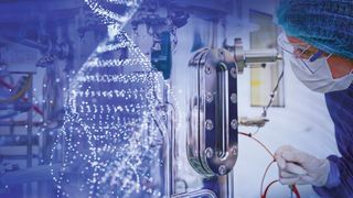 Raman-Inline-Spektroskopie zur Bestimmung von Stoffeigenschaften im Biopharma-Prozess (Bild: Endress&Hauser, © ktsdesign- stock.adobe.com)