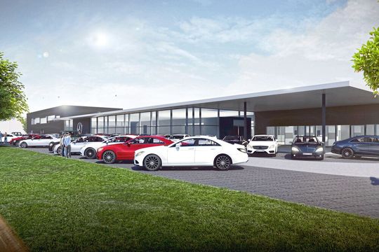 Auf über 20.000 m² wird Herbrand seinen Neubau in Rhede Mitte 2020 starten und die bisherigen Pkw-Betriebe in Bocholt und Borken zentralisieren. Auf über 20.000 m² wird Herbrand seinen Neubau in Rhede Mitte 2020 starten und die bisherigen Pkw-Betriebe in Bocholt und Borken zentralisieren.