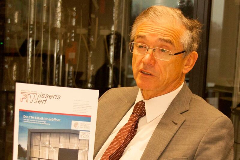 Prof. Dr-Ing. Eberhard Abele, Leiter des Instituts für Produktionsmanagement, Technologie und Werkzeugmaschinen (PTW), TU Darmstadt. (Presseagentur Fecht)