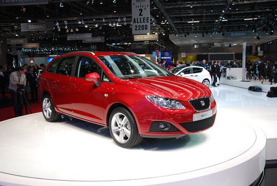 Seat zeigt in Genf den neuen Ibiza ST. Bei den Motoren stehen drei Benziner und drei TDI mit Common-Rail-Einspritzung zur Verfügung.  (Archiv: Vogel Business Media)