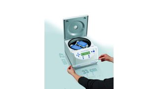 1 Durch ihre Grundfläche von 33 x 42 Zentimeter beansprucht die Centrifuge 5430 nur eine geringe Standfläche im Labor. (Archiv: Vogel Business Media)