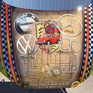 „Deutscher Ingenieurs- und Erfindergeist der Automobilindustrie“ von Alexander Hagemann,
Karosserie-Baur GmbH. Mit dieser Arbeit wurde Hagemann zum Gesamtsieger. (Bild: Messe Frankfurt)