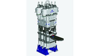 Ziel der Modernisierung dieser Gesenkschmiedepresse ist die Erhöhung der Produktivität.Bild: Siempelkamp (Archiv: Vogel Business Media)
