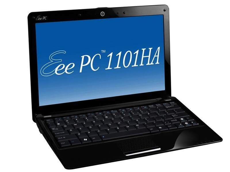 Das Netbook Eee PC 1101HA mit 11,6-Zoll-Widescreen-Bildschirm arbeitet mit einem Intel-Prozessor vom Typ Atom Z520. (Archiv: Vogel Business Media)