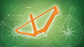 Der neue Fahrradrahmen ist 3,3 kg leicht, recycelbar und aus einem Teil gespritzt. Damit er ausreichende Festigkeit, Steifigkeit und ein geringes Gewicht hat, verwendet igus einen Verbundwerkstoff in Granulatform, bestehend aus Hochleistungskunststoffen und Carbon-Fasern.  (Bild: Igus)