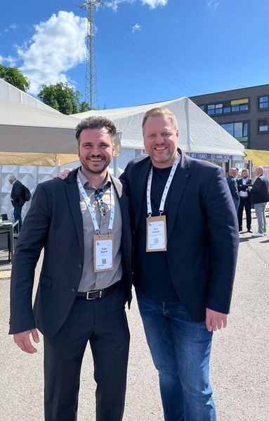 Best Buddies: Sergio Gagliardi (l., Herweck) und Björn Bestmann (GN Audio) (Bild: Vogel IT-Medien GmbH)