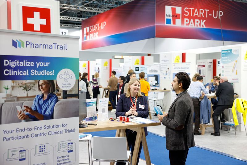 Immer einen Besuch wert: der Start-up-Park. (© Messe Düsseldorf / ctillmann)