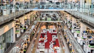 Francis Crick Institut – 2016 in London eröffnet, steht es exemplarisch für die stärkere interdisziplinäre Zusammenarbeit zwischen verschiedenen Forschungszentren. (Daniel Imade, Arup)