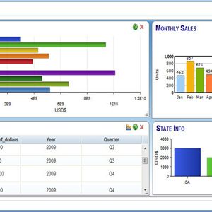 Die Dashboards in BigSheets erlauben eine einfache Visualisierung der Analyseergebnisse.