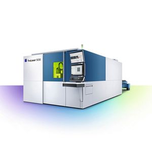 Die neue TruLaser 5000 hilft Kunden, ihre Maschine bestmöglich zu betreiben und Produktivzeit zu steigern, um so effizient wie möglich zu fertigen.(Bild:  TRUMPF GMBH + CO. KG)